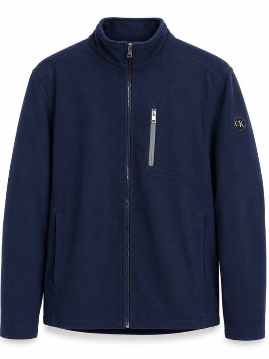 Calvin Klein Other - Calvin Klein Men's Waterproof Breathable Navy Blue Full-Zip Jacket With Pockets